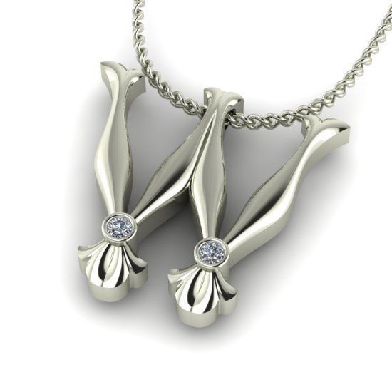 Alphabet Latin W 3D print model_26