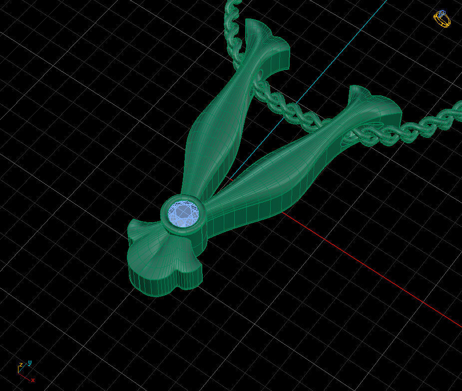 Alphabet Latin V 3D print model_1