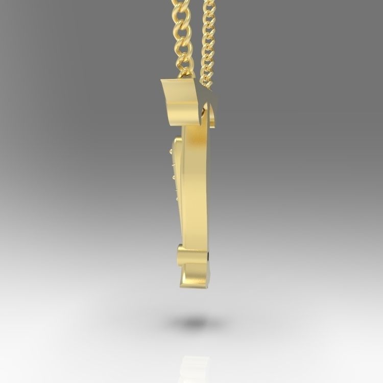 Alphabet Latin T 3D print model_8