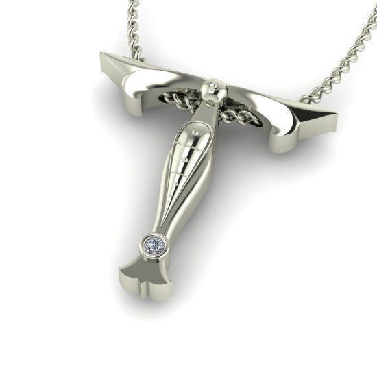 Alphabet Latin T 3D print model_26