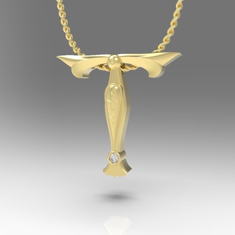 Alphabet Latin T 3D print model_4