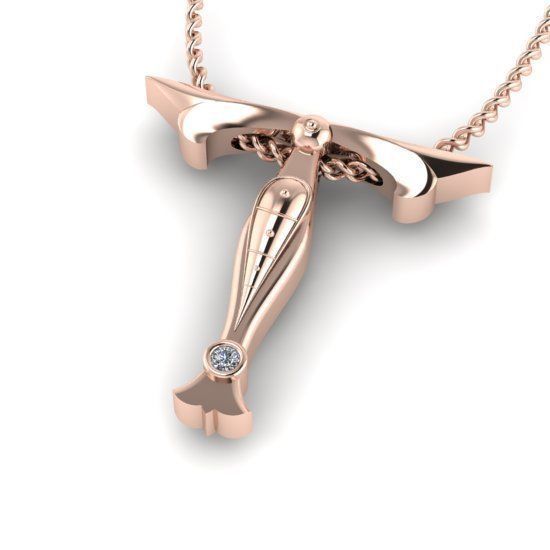 Alphabet Latin T 3D print model_23