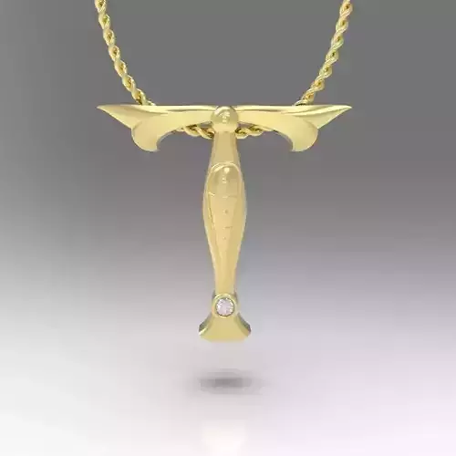 Alphabet Latin T 3D print model