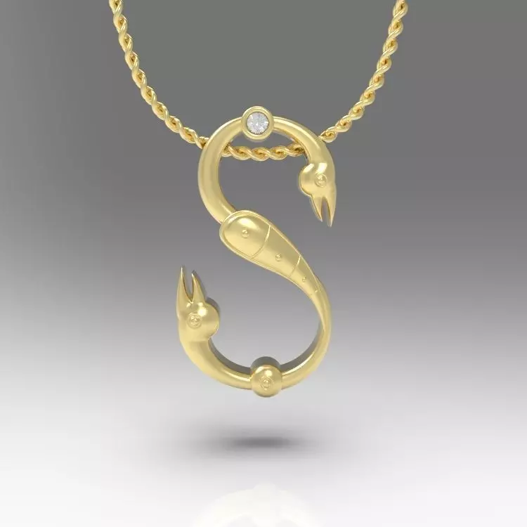 Alphabet Latin S 3D print model_0