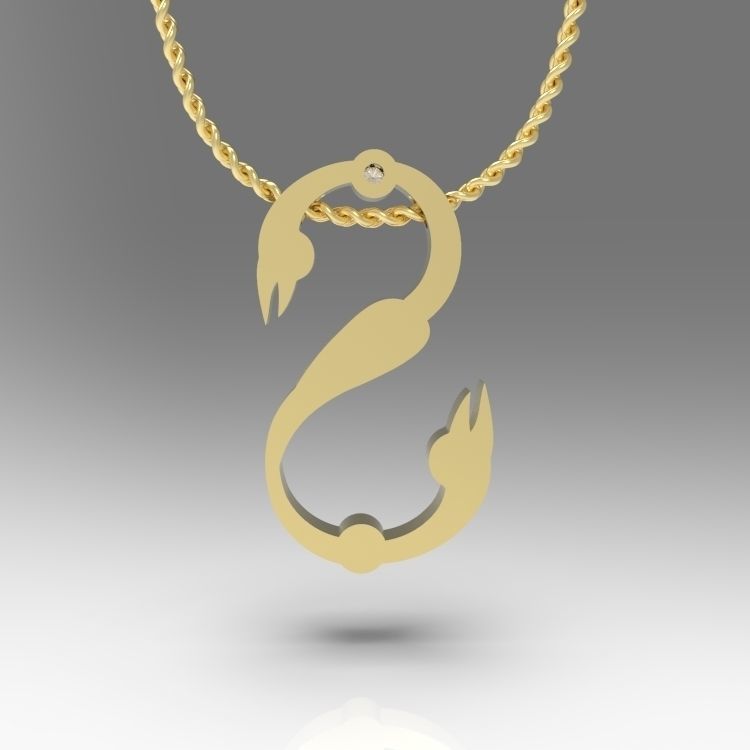 Alphabet Latin S 3D print model_12