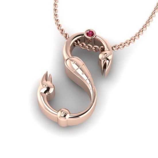 Alphabet Latin S 3D print model_24