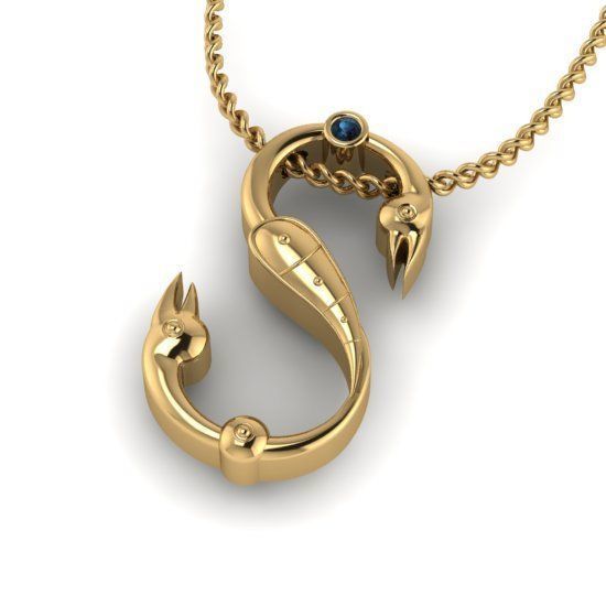 Alphabet Latin S 3D print model_28