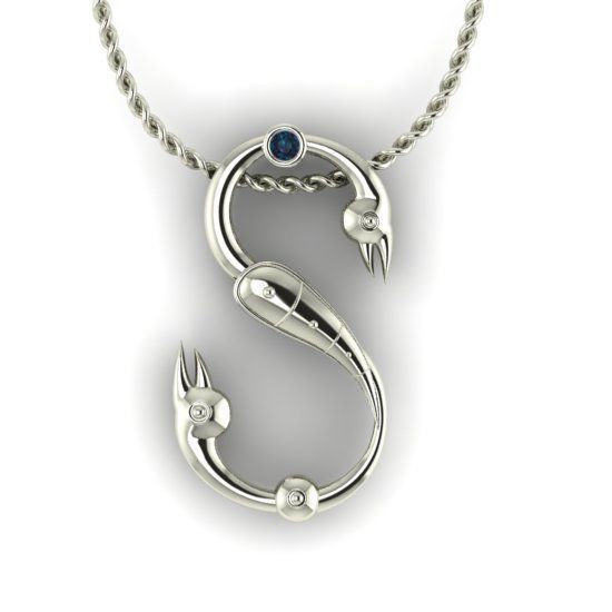 Alphabet Latin S 3D print model_16