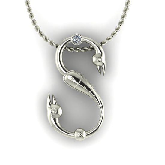 Alphabet Latin S 3D print model_17