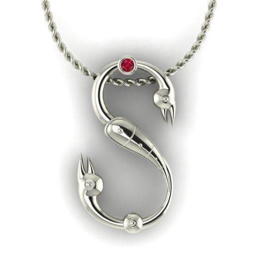 Alphabet Latin S 3D print model_18