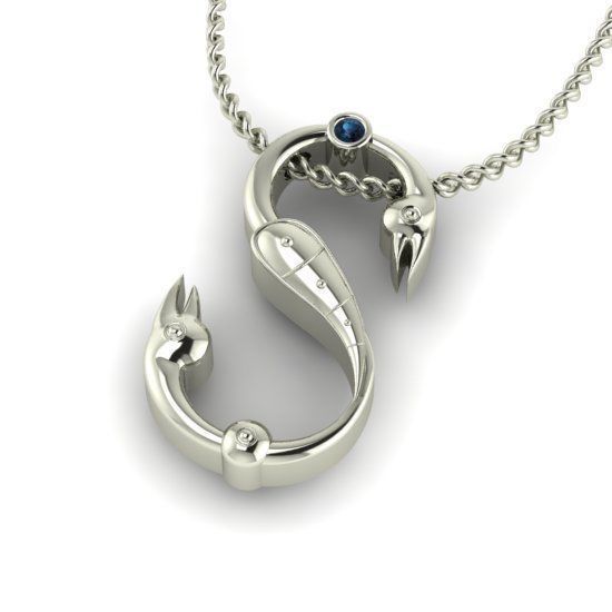 Alphabet Latin S 3D print model_25