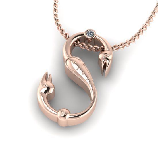 Alphabet Latin S 3D print model_23