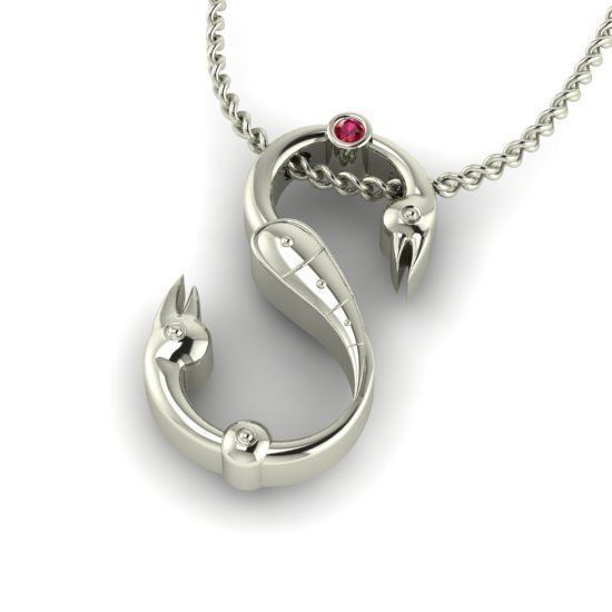 Alphabet Latin S 3D print model_27