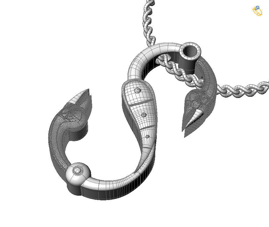 Alphabet Latin S 3D print model_2