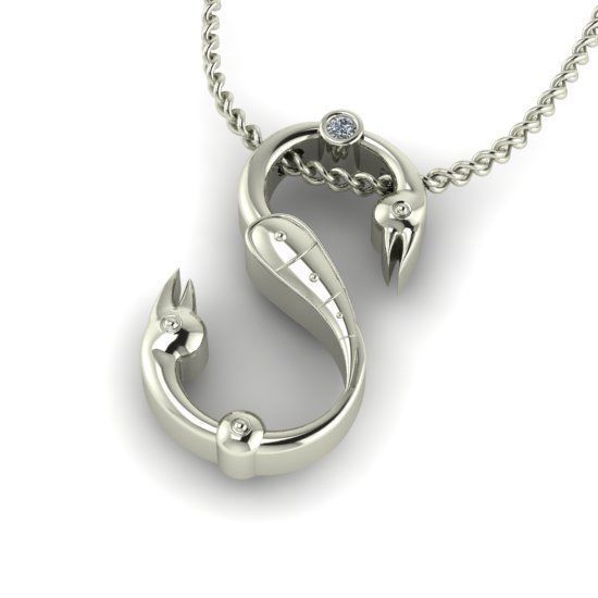 Alphabet Latin S 3D print model_26