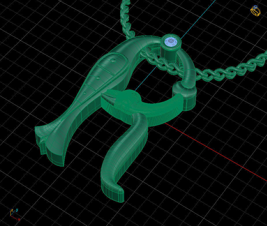 Alphabet Latin R 3D print model_1