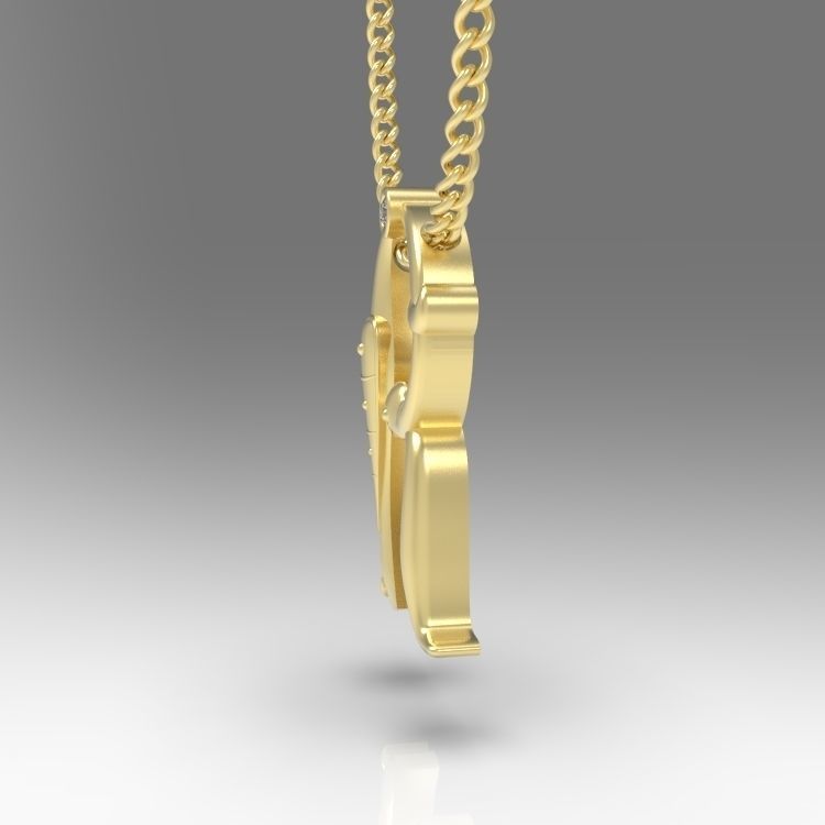 Alphabet Latin R 3D print model_7