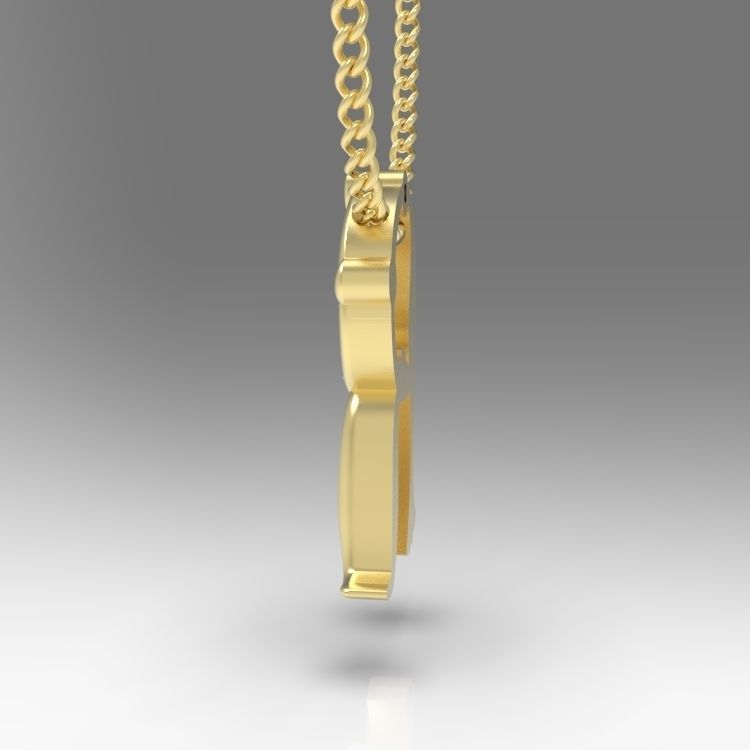 Alphabet Latin R 3D print model_8