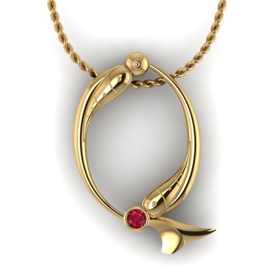 Alphabet Latin Q 3D print model_21