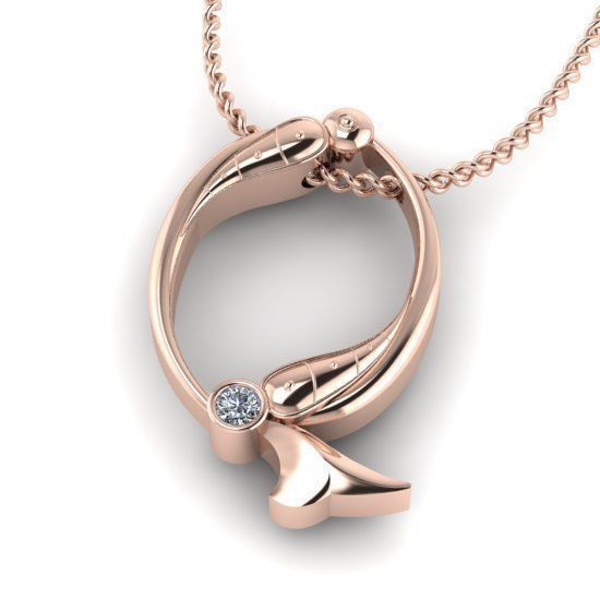 Alphabet Latin Q 3D print model_23