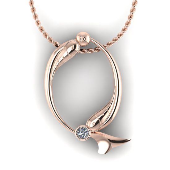 Alphabet Latin Q 3D print model_14