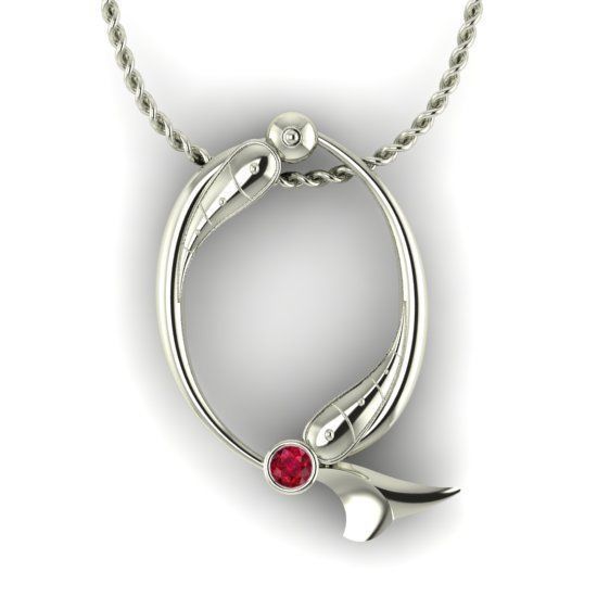 Alphabet Latin Q 3D print model_18