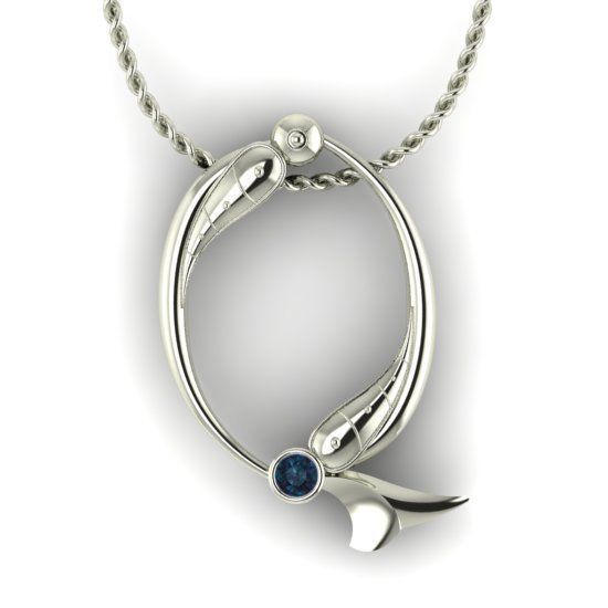 Alphabet Latin Q 3D print model_16