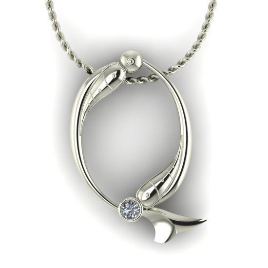 Alphabet Latin Q 3D print model_17