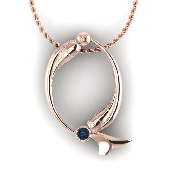 Alphabet Latin Q 3D print model_13