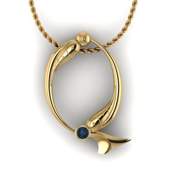 Alphabet Latin Q 3D print model_19