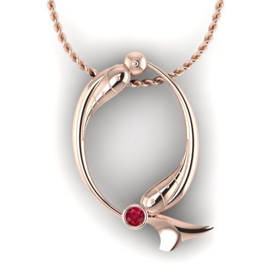 Alphabet Latin Q 3D print model_15