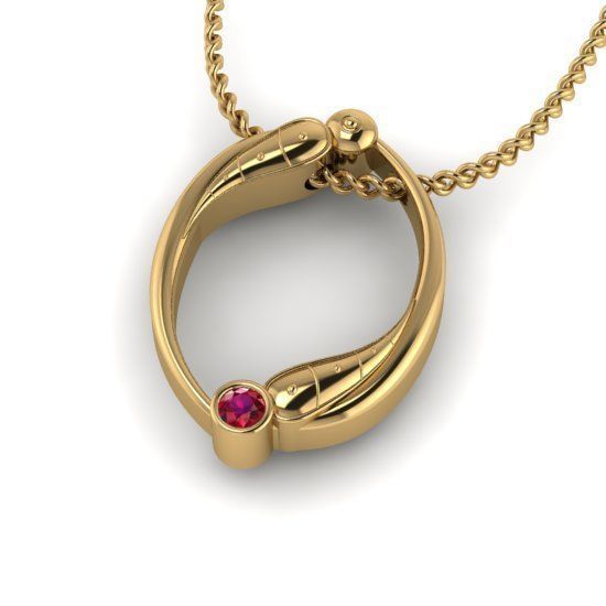 Alphabet Latin O 3D print model_30