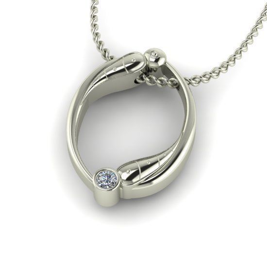 Alphabet Latin O 3D print model_26