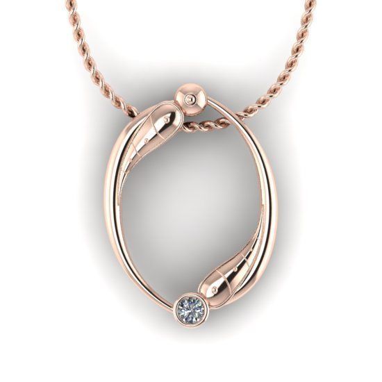 Alphabet Latin O 3D print model_14