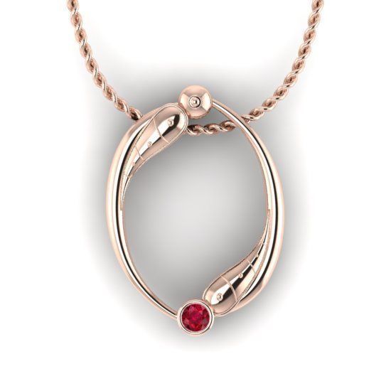 Alphabet Latin O 3D print model_15