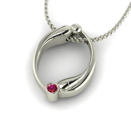 Alphabet Latin O 3D print model_27