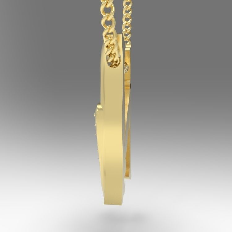 Alphabet Latin N 3D print model_8