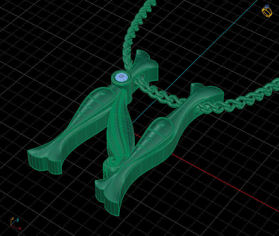 Alphabet Latin N 3D print model_1