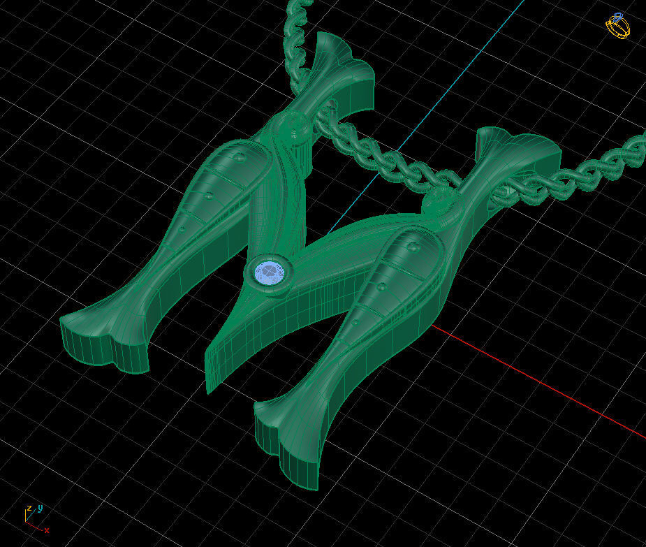 Alphabet Latin M 3D print model_1