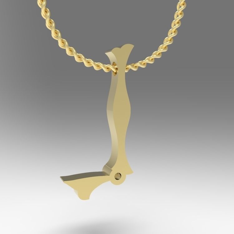 Alphabet Latin L 3D print model_11