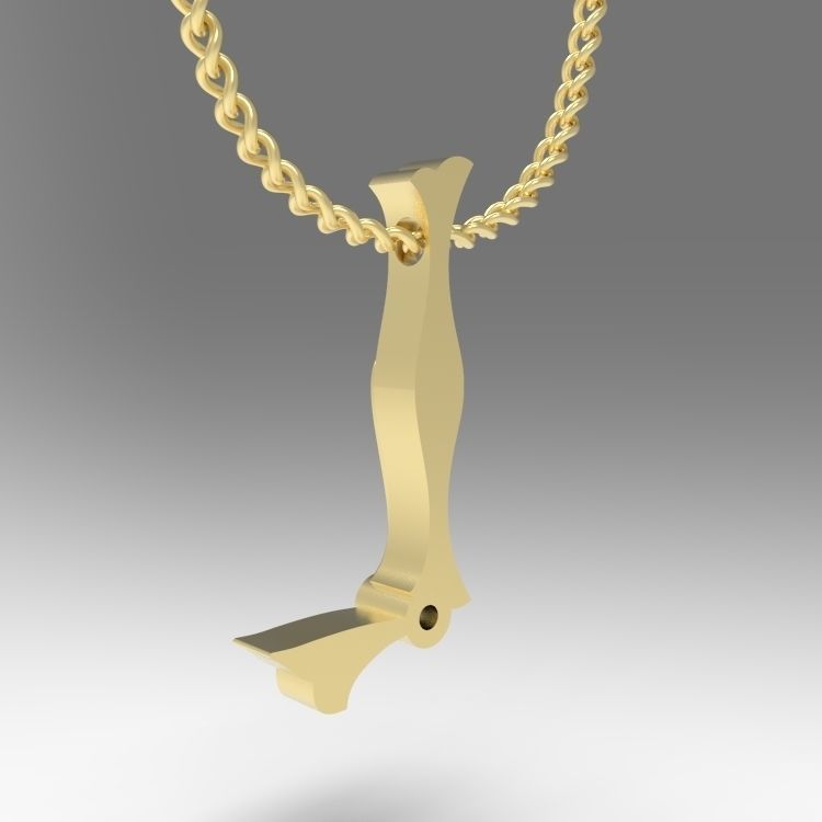 Alphabet Latin L 3D print model_10