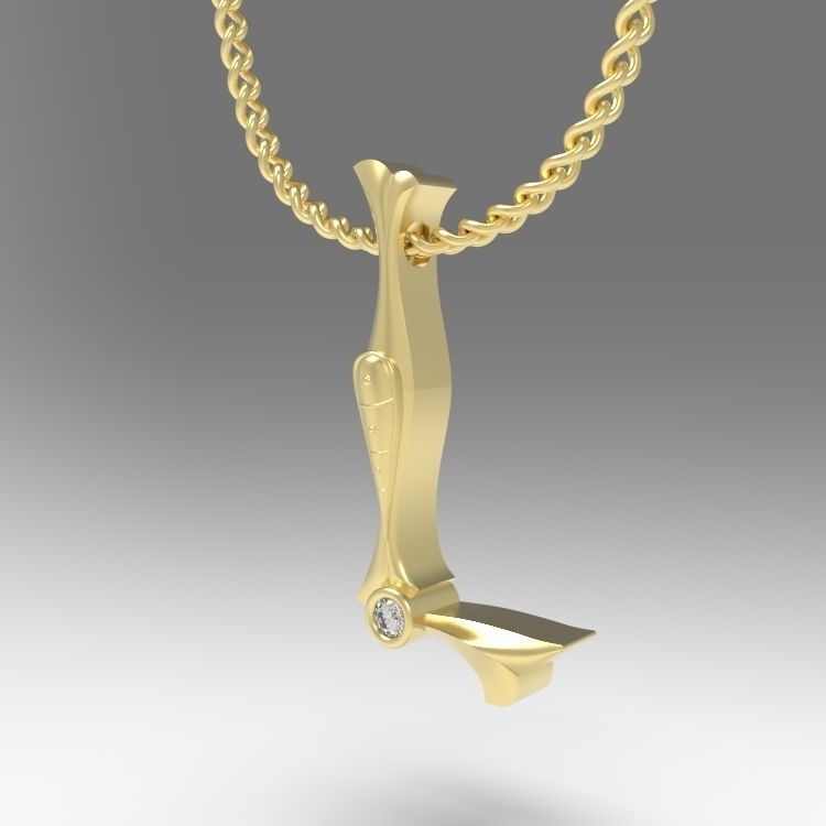 Alphabet Latin L 3D print model_5