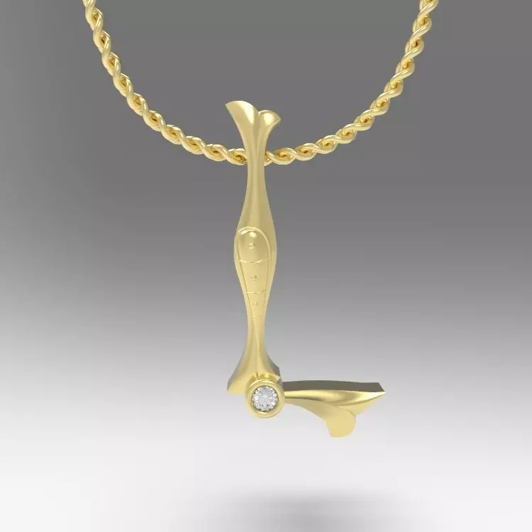 Alphabet Latin L 3D print model_0