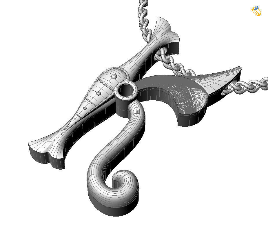 Alphabet Latin K 3D print model_2