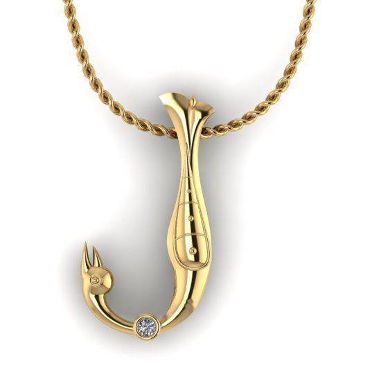 Alphabet Latin J 3D print model_20