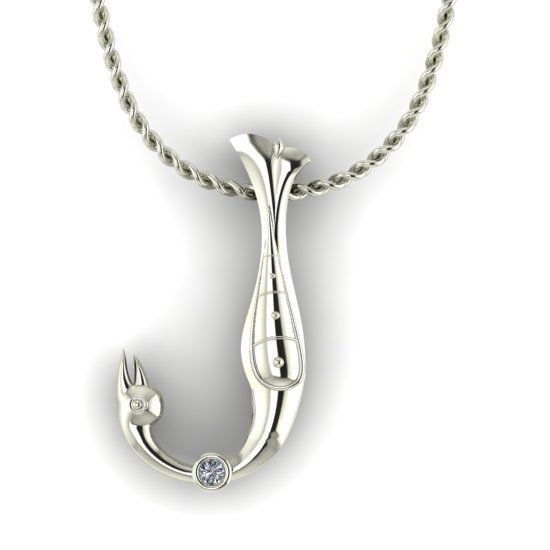 Alphabet Latin J 3D print model_17