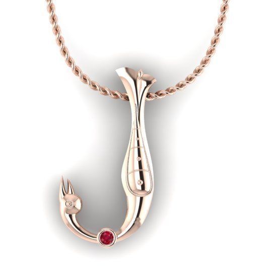 Alphabet Latin J 3D print model_15