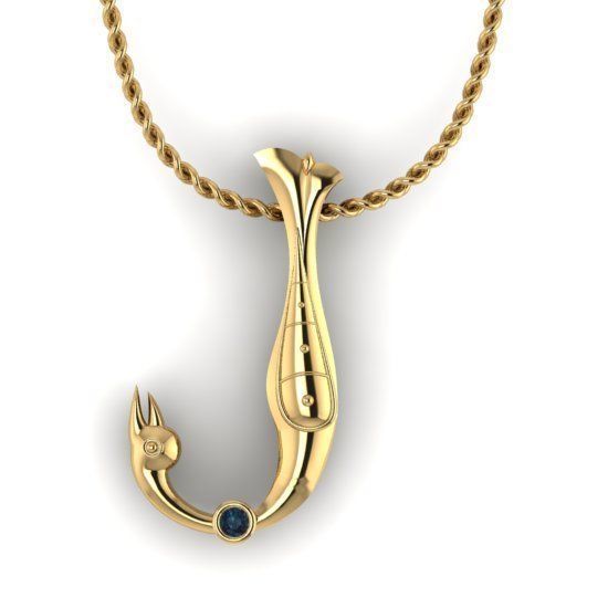 Alphabet Latin J 3D print model_19