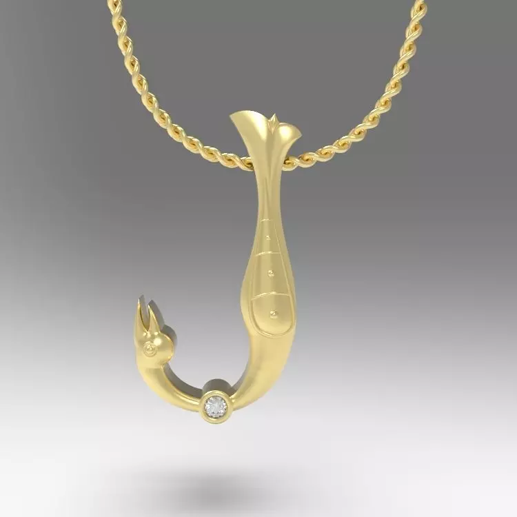 Alphabet Latin J 3D print model_0