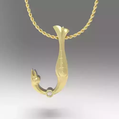 Alphabet Latin J 3D print model